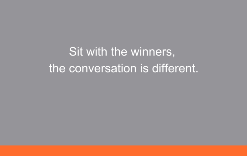 Sit with the Winners