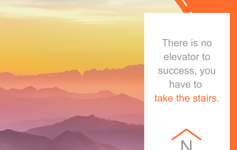 There Is No Elevator to Success